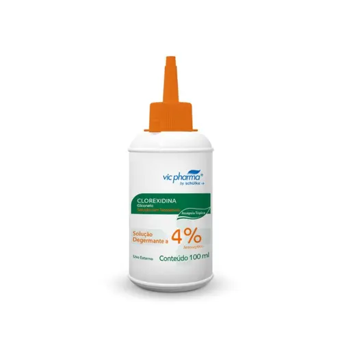 CLOREXIDINA 4% SOLUÇÃO DEGERMANTE VIC PHARMA 100ML