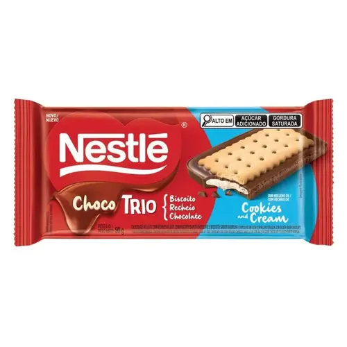 BISCOITO COOKIES E CREAM NESTLE 90G