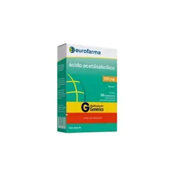 ACIDO ACETILSALICILICO 100MG COM 60 COMPRIMIDOS