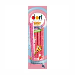 BALA TUBO RECHEADO YOGURTE DORI 17G