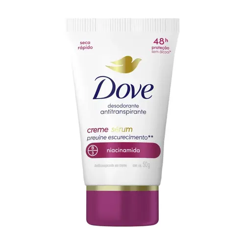 DESODORANTE CREME PREVINE ESCURECIMENTO NIACINAMIDA DOVE 50G