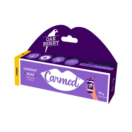 HIDRATANTE LABIAL COM COR ACAI CARMED 10G