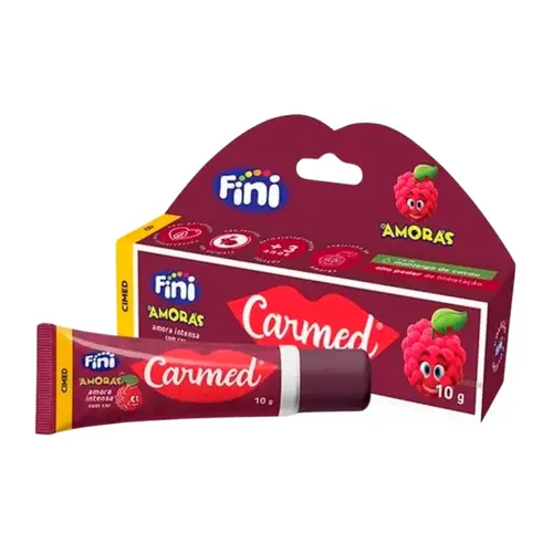 HIDRATANTE LABIAL COM COR FINI AMORA CARMED 10G