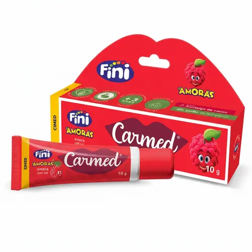 HIDRATANTE LABIAL AMORA COM COR FINI CARMED 10G