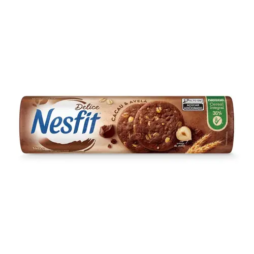BISCOITO NESFIT CACAU E AVELA NESTLE 140G