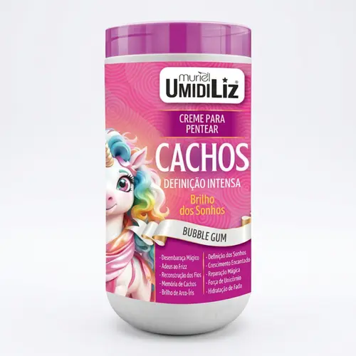CREME PARA PENTEAR CACHOS BRILHO DOS SONHOS UMIDILIZ MURIEL 925G