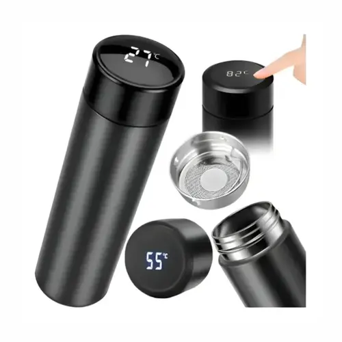 GARRAFA TERMICA INTELIGENTE DISPLAY DE TEMPERATURA SMART CUP 500ML