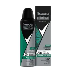 DESODORANTE AEROSSOL INTENSE FRESH CLINICAL REXONA 150ML
