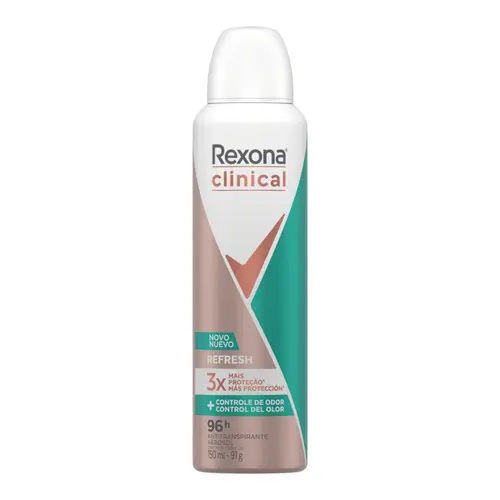 DESODORANTE AEROSSOL REFRESH CLINICAL REXONA 150ML