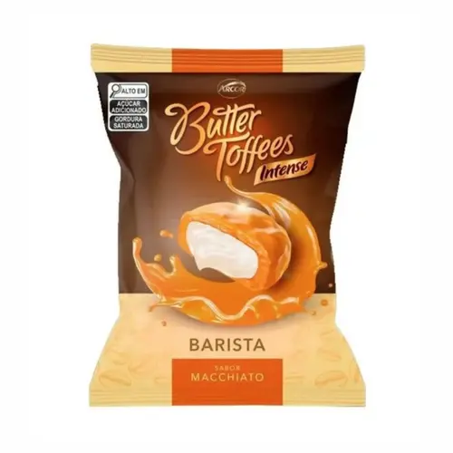 BALA MACCHIATO INTENSE BUTTER TOFFEES COM 1 UNIDADE