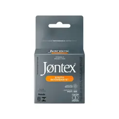 PRESERVATIVO EFEITO RETARDANTE COM 3 UNIDADES JONTEX