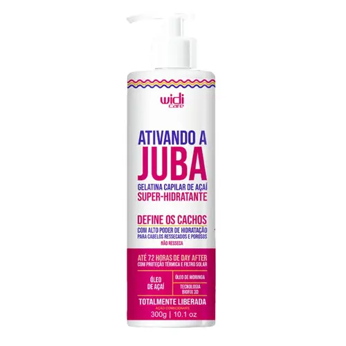 GELATINA HIDRATACAO AÇAI ATIVANDO A JUBA WIDI CARE 300G