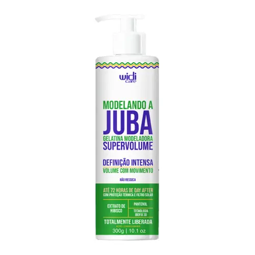 GELATINA SUPER VOLUME ATIVANDO A JUBA WIDI CARE 300G