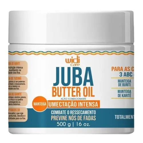 MASCARA JUBA BUTTER OIL UMECTACAO INTENSA WIDI CARE 500G