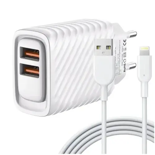 CARREGADOR TURBO USB TIPO LIGHTNING APPLE INOVA