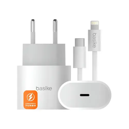 CARREGADOR TIPO LIGHTNING APPLE CAR112 BASIKE