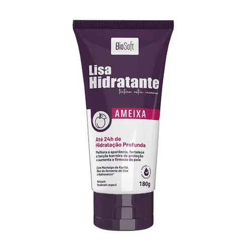 CREME LISA HIDRATANTE AMEIXA BIOSOFT 180G
