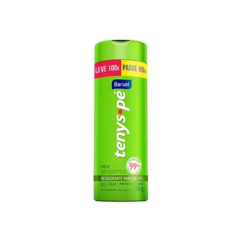 DESODORANTE PARA PE EM PO FRESH TENYS PE BARUEL 100G