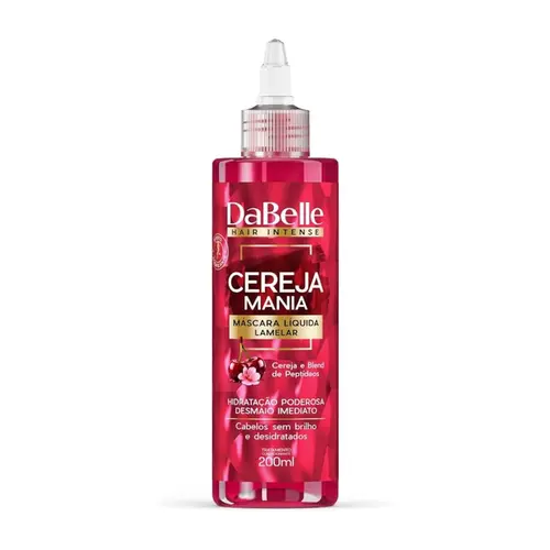 MÁSCARA LÍQUIDA LAMELAR CEREJA MANIA DABELLE 200ML