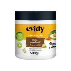 MÁSCARA ABACATE E MEL EVIDY 500G