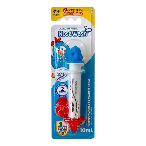 DISPISITIVO PARA LAVAGEM NASAL GALINHA PINTADINHA NOSEWASH 10ML