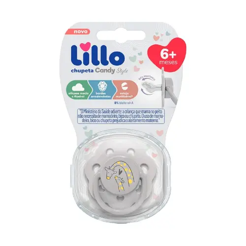 CHUPETA CANDY CINZA LILLO