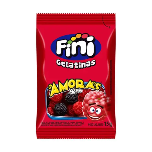 BALAS DE GELATINAS AMORAS FINI 15G
