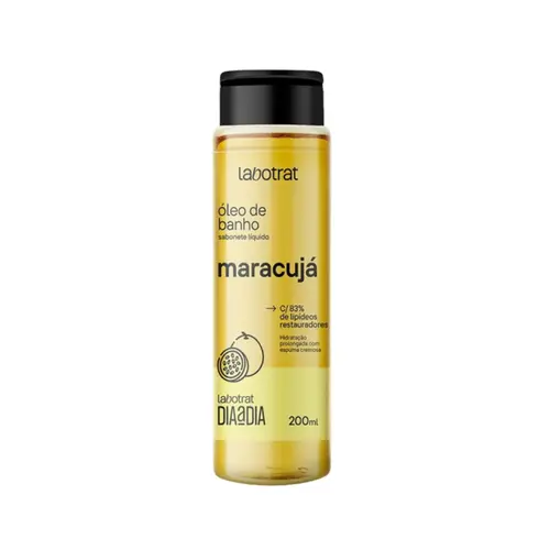 OLEO DE BANHO SABONETE LIQUIDO MARACUJA LABOTRAT 200ML