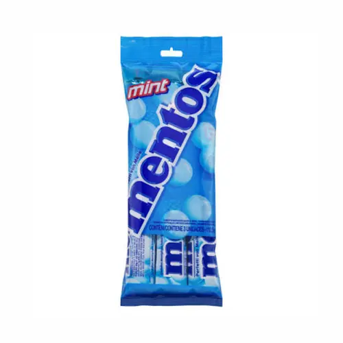 BALA PACOTE MINT MENTOS COM 3 UNIDADES