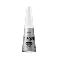 ESMALTE PRATA NA LATA RISQUE 8ML