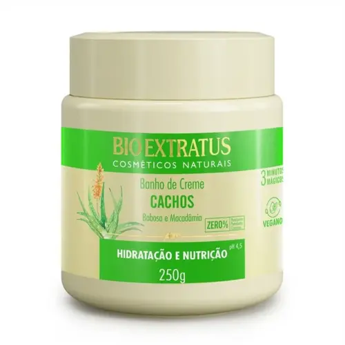 MÁSCARA CACHOS BABOSA E MACADAMIA BIO EXTRATUS 250G
