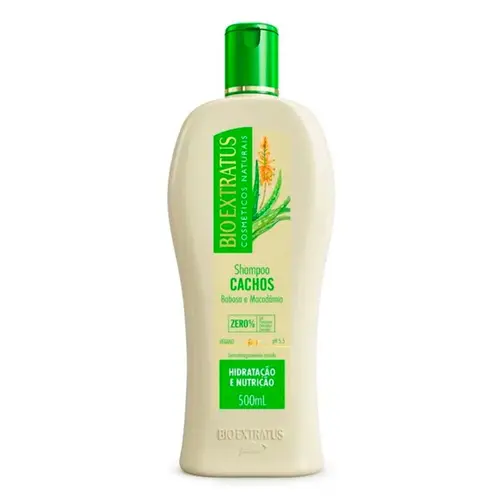 SHAMPOO CACHOS BABOSA E MACADAMIA BIO EXTRATUS 500ML