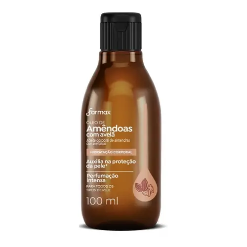 OLEO CORPORAL AMENDOAS COM AVELÃ FARMAX 100ML