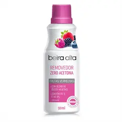 REMOVEDOR SEM ACETONA FRUTAS VERMELHAS BEIRA ALTA 90ML
