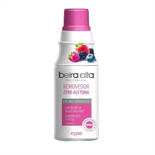 REMOVEDOR SEM ACETONA FRUTAS VERMELHAS BEIRA ALTA 450ML