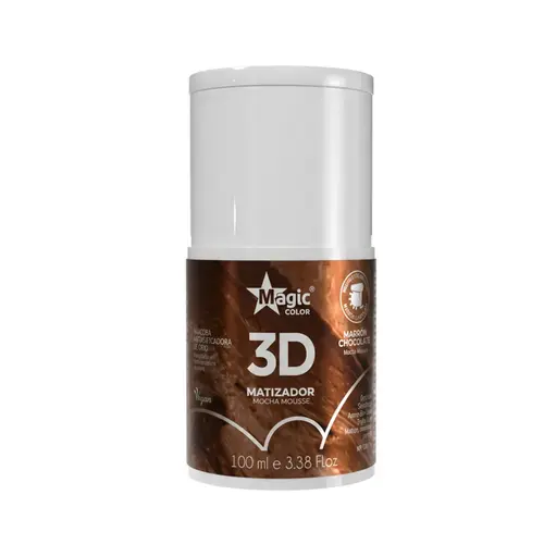 MATIZADOR 3D MOCHA MOUSSE MARROM CHOCOLATE MAGIC COLOR 100ML