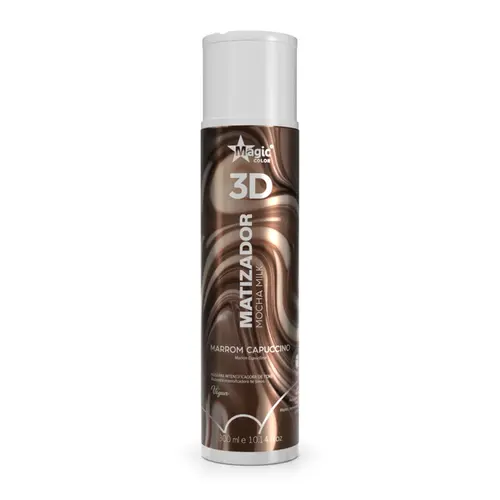 MATIZADOR 3D MOCHA MILK MARROM CAPUCCINO MAGIC COLOR 300ML
