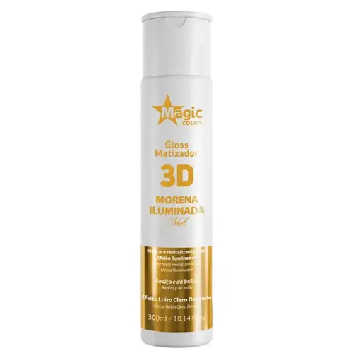 GLOSS MATIZADOR 3D MORENA ILUMINADA MEL MAGIC COLOR 300ML