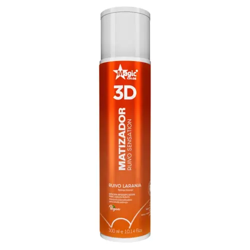 MATIZADOR 3D RUIVO SENSATION RUIVO LARANJA MAGIC COLOR 300ML