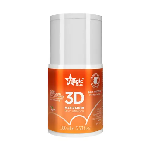 MATIZADOR 3D RUIVO SENSATION RUIVO LARANJA MAGIC COLOR 100ML
