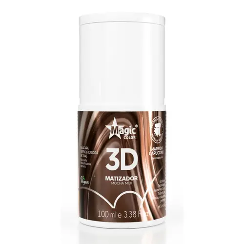MATIZADO 3D MOCHA MILK MARROM CAPUCCINO MAGIC COLOR 100ML