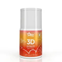 MATIZADOR 3D RUIVO SUNSHINE BRILHO DO SOL COBRE CLARO MAGIC COLOR 100ML