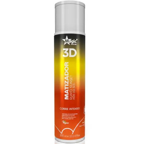MATIZADOR 3D RUIVO SUNSTE POR DO SOL COBRE INTENSO MAGIC COLOR 300ML