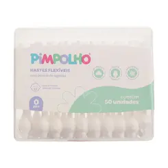 HASTES FLEXIVEIS COM ALGODAO COM 50 UNIDADES PIMPOLHO