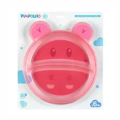 PRATO BICHINHO COM DIVISORIA ROSA PIMPOLHO REF-97421