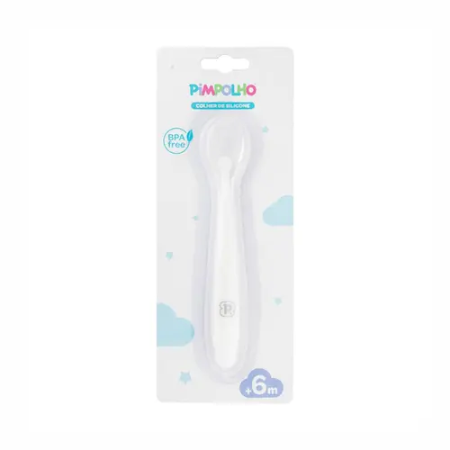 COLHER SILICONE BRANCA PIMPOLHO REF-0938