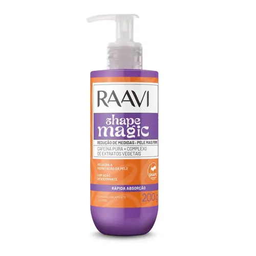 GEL REDUTOR DE MEDIDAS SHAPE MAGIC RAAVI 200G