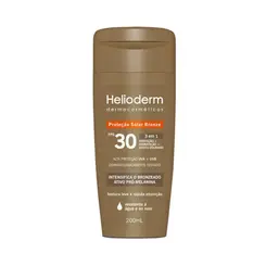 PROTETOR SOLAR BRONZE 30FPS ATIVO PRO MELANINA HELIODERM 200ML