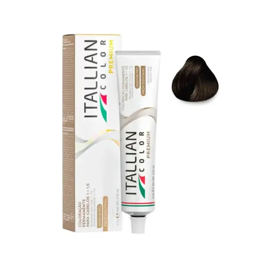 TINTA 3.0 CASTANHO ESCURO PREMIUM TRIVITT ITALLIAN COLOR 60G