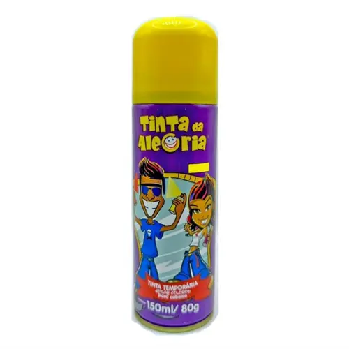 TINTA TEMPORARIA AMARELO TINTA DA ALEGRIA 150ML